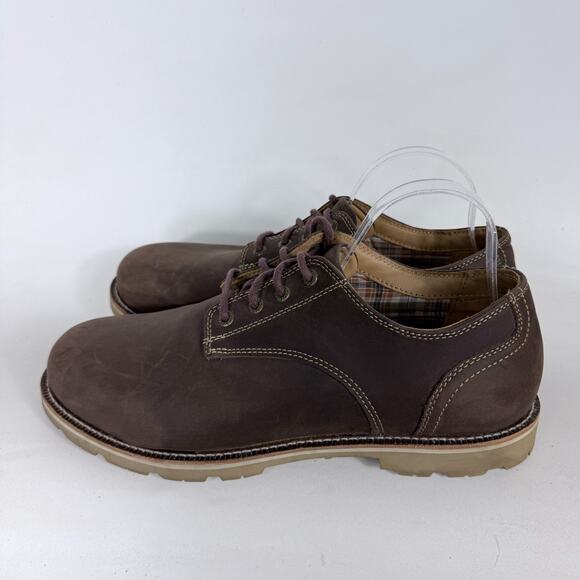 L.L.Bean East Point Oxfords Mens 13 Brown Leather Lace-Up Round Toe Casual Shoes main image 7